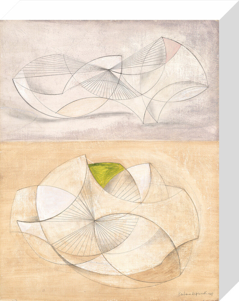 Curved forms (stretched canvas, small, unframed)