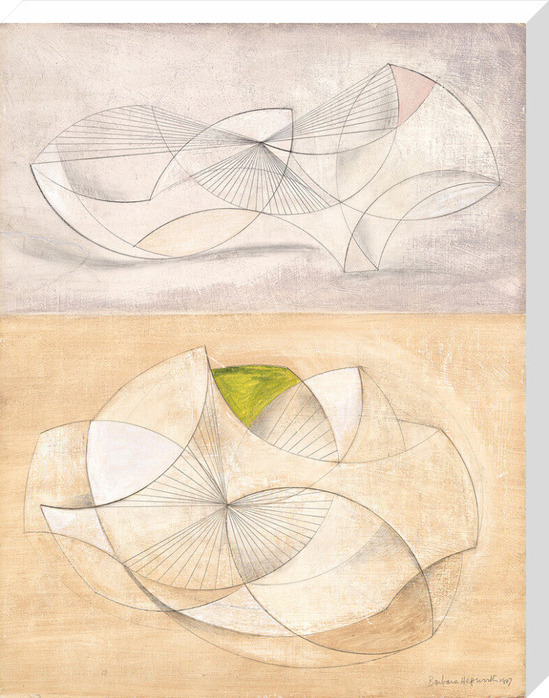 Curved forms (stretched canvas, large, unframed)