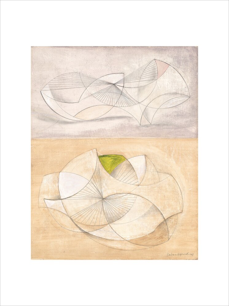 Curved forms (art print, small, unframed)