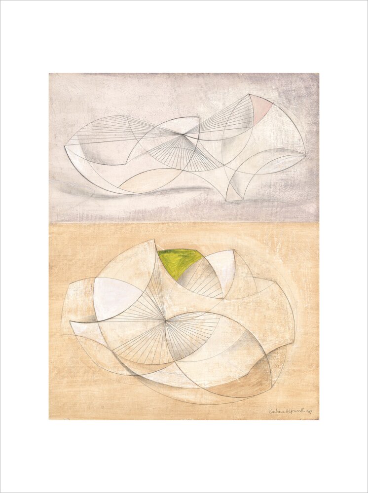 Curved forms (art print, extra large, unframed)
