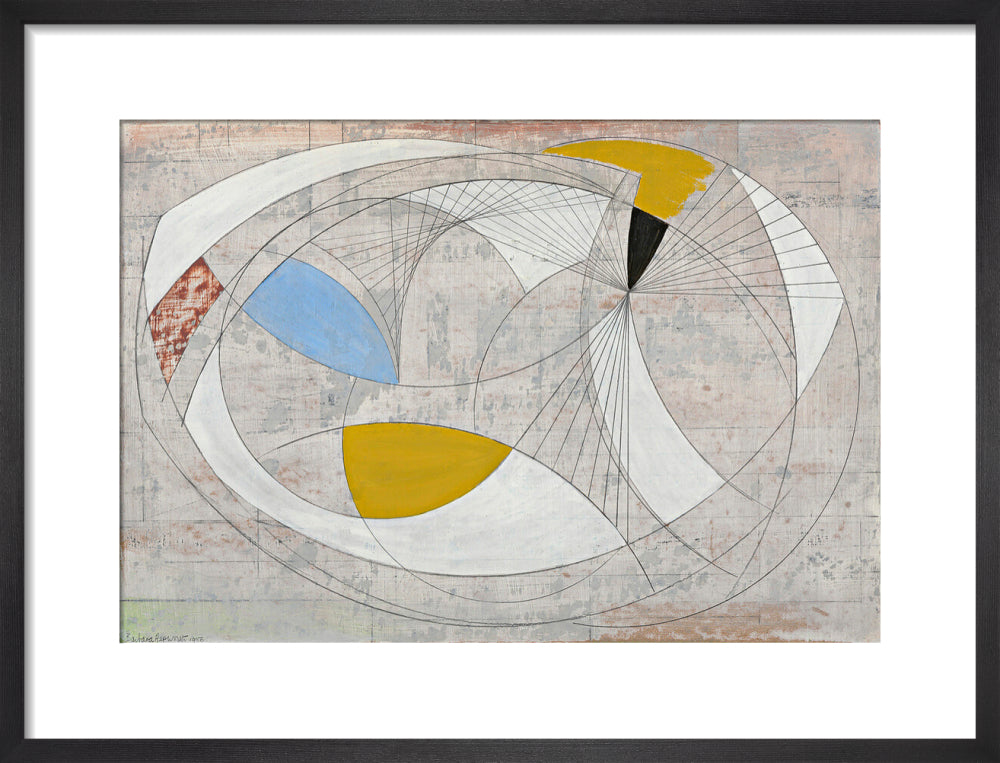 Oval Form (art print, small, black)