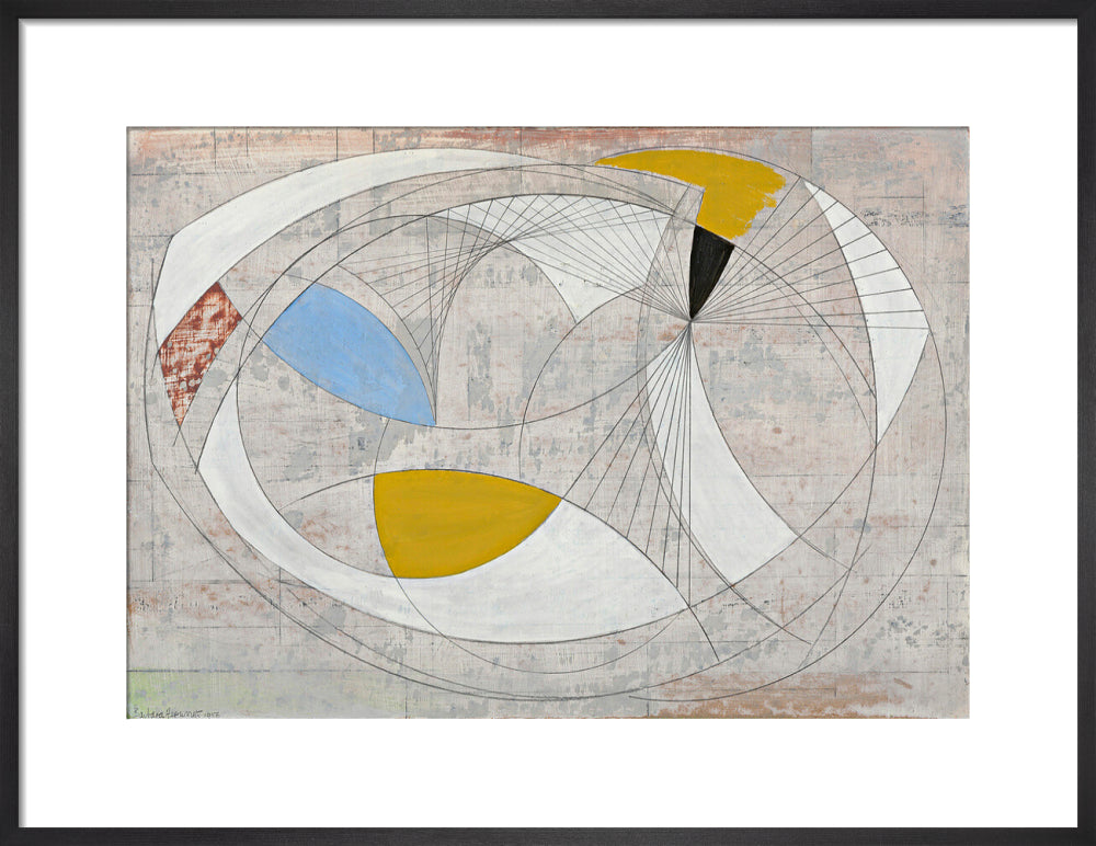 Oval Form (art print, medium, black)