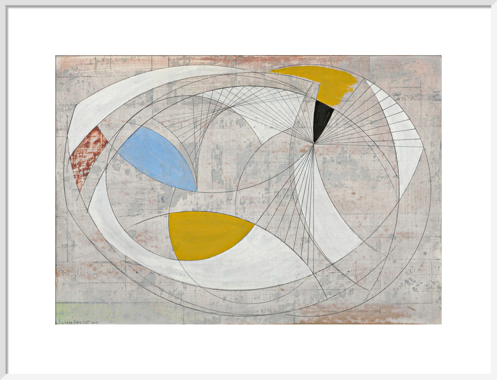Oval Form (art print, large, white)