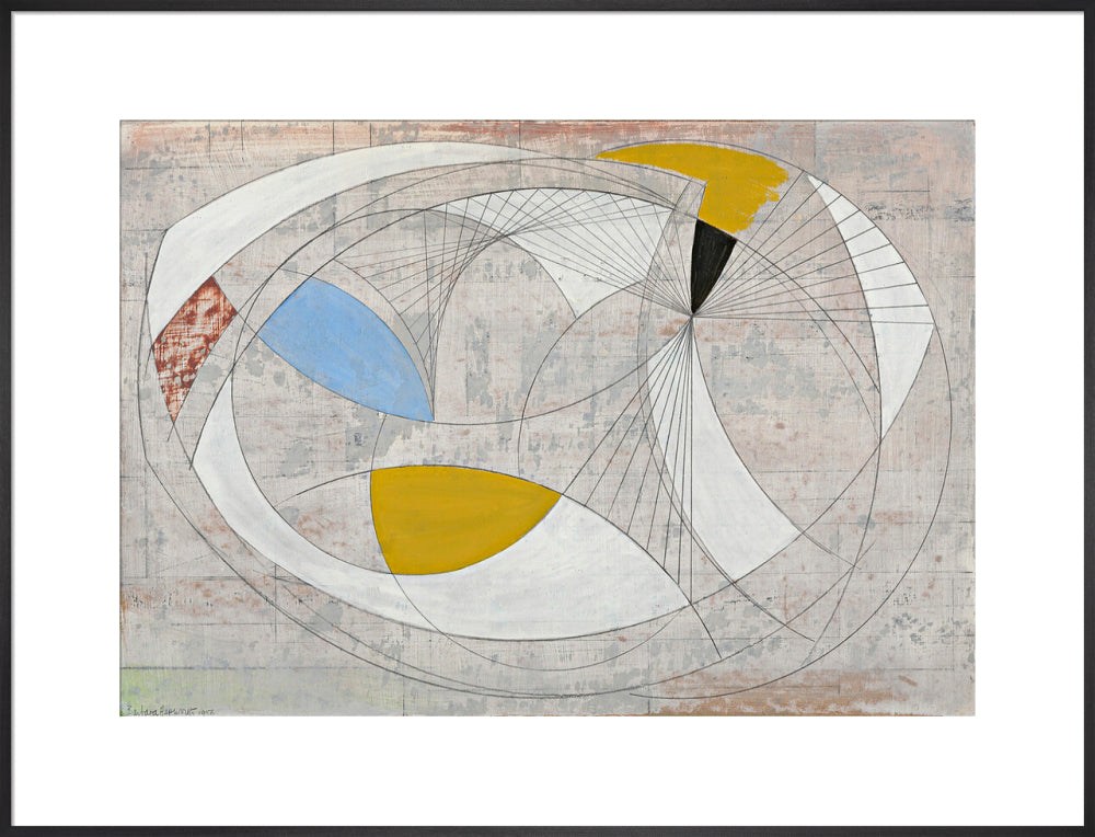 Oval Form (art print, extra large, black)