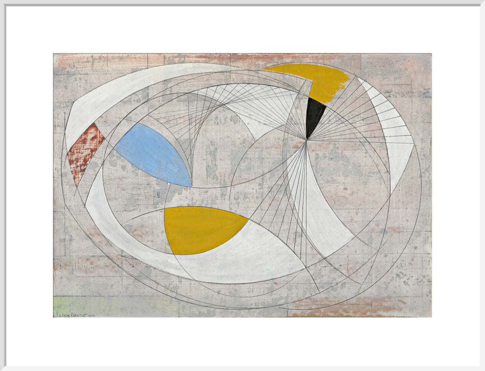 Oval Form (art print, extra large, white)
