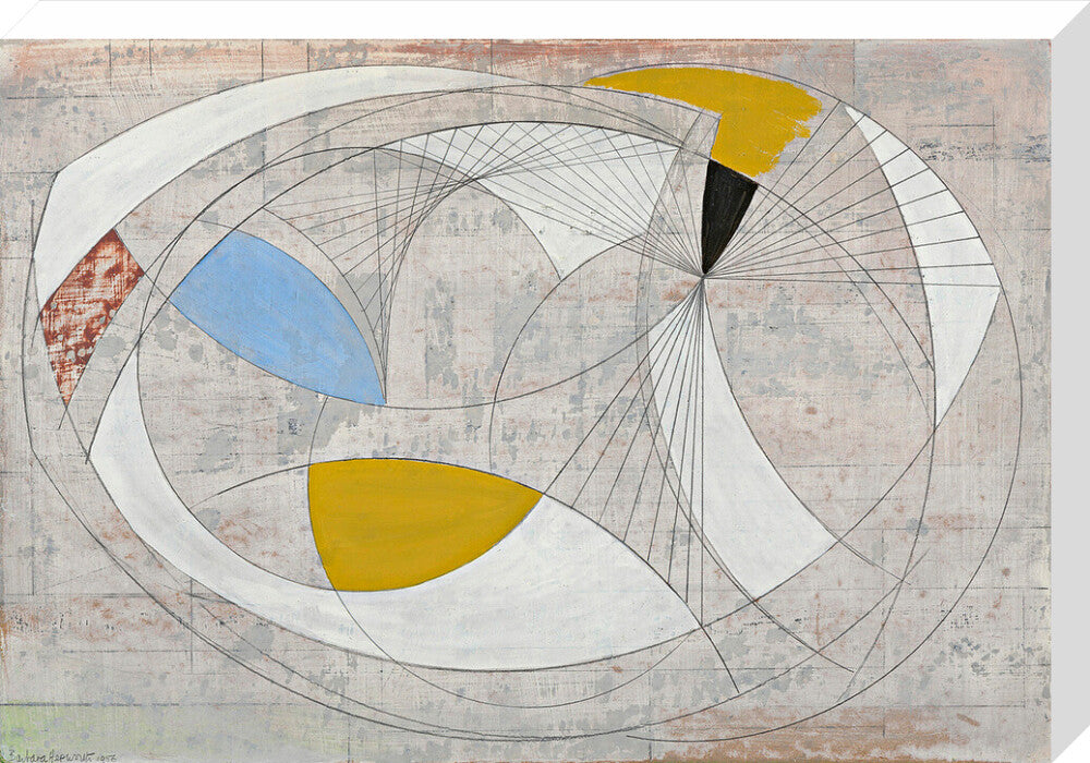 Oval Form (stretched canvas, large, unframed)