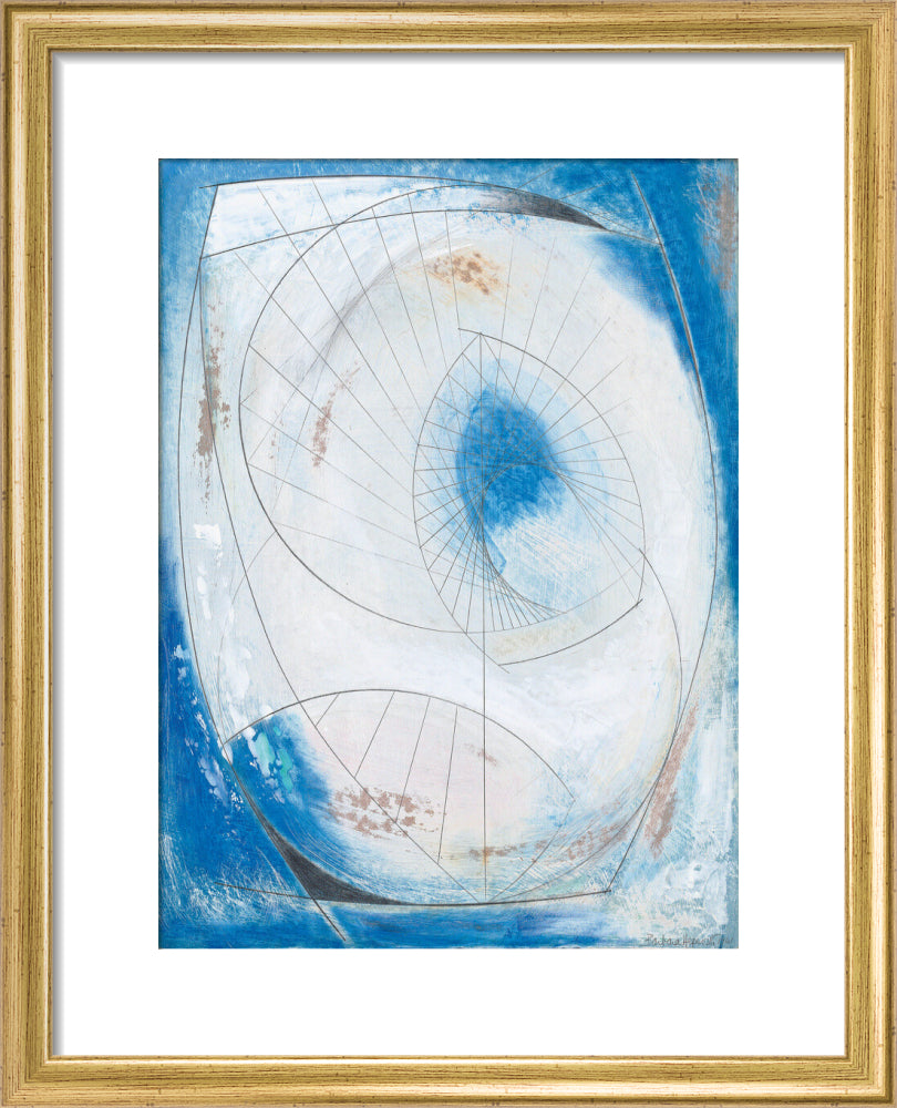 Turning Form (Atlantic) (art print, small, gold)