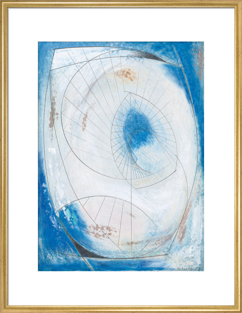 Turning Form (Atlantic) (art print, large, gold)