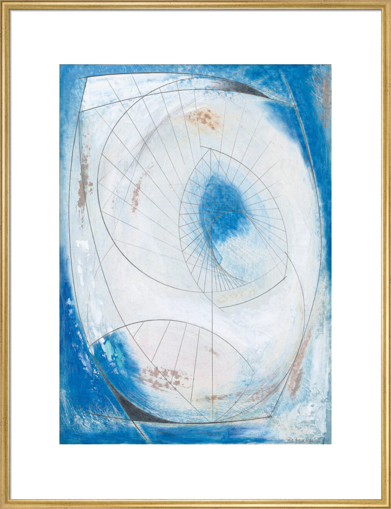 Turning Form (Atlantic) (art print, extra large, gold)
