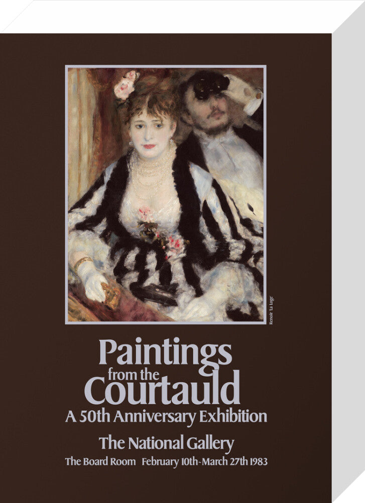 Poster for Paintings from the Courtauld: A 50th Anniversary Exhibtion at the National Gallery 1983 (stretched canvas, small, unframed)