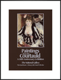 Poster for Paintings from the Courtauld: A 50th Anniversary Exhibtion at the National Gallery 1983 (art print, extra large, black)