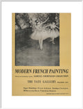 Poster for Modern French Painting: Samuel Courtauld Memorial Exhibition at the Tate Gallery, 1948 (art print, extra large, white)