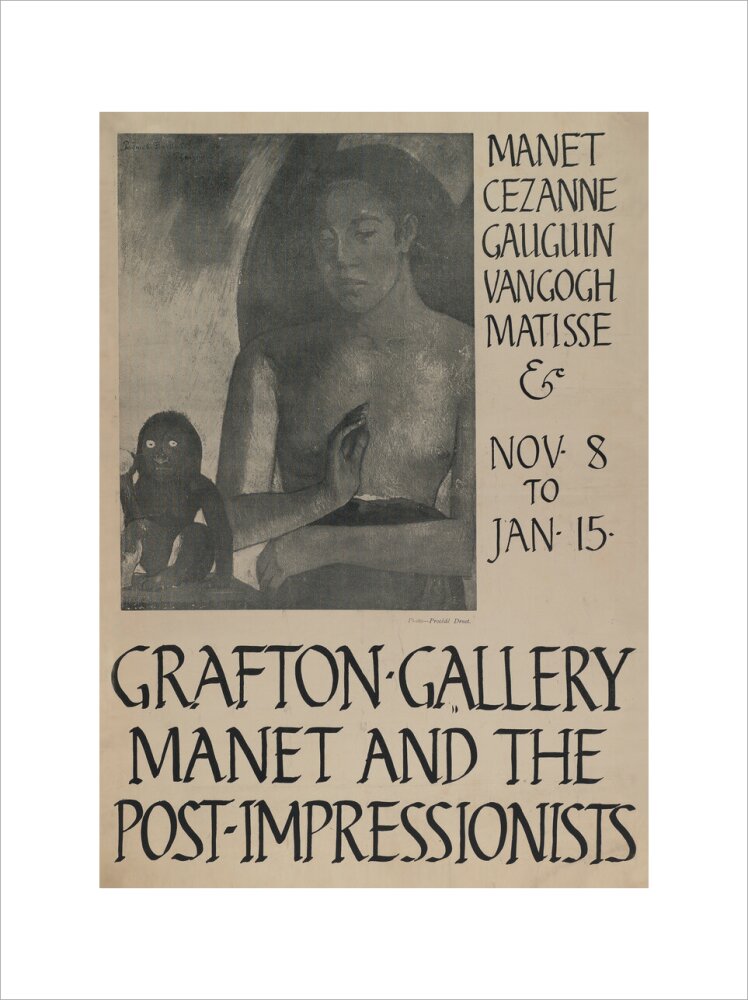 Poster for Manet and the Post-Impressionists Grafton Gallery, 1910 (art print, small, unframed)