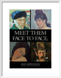 Poster for The Great Impressionists at the Courtauld Galleries c.1995 (art print, small, white)