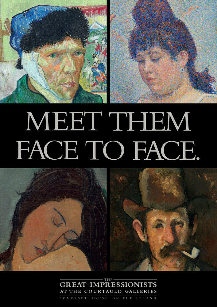 Poster for The Great Impressionists at the Courtauld Galleries c.1995