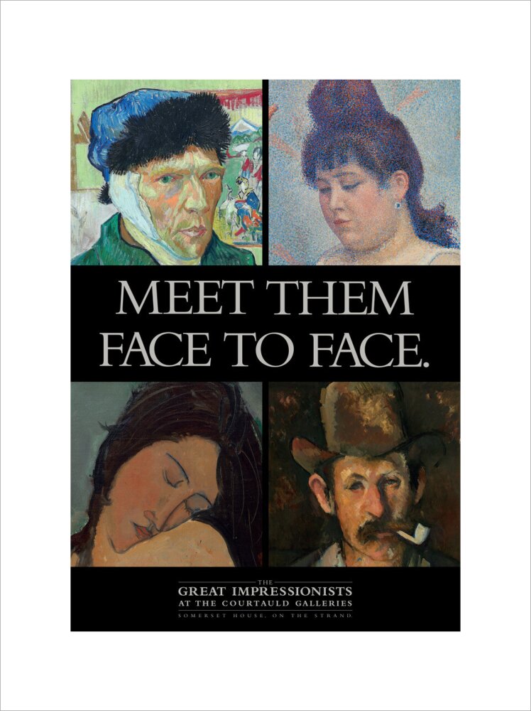 Poster for The Great Impressionists at the Courtauld Galleries c.1995 (art print, small, unframed)