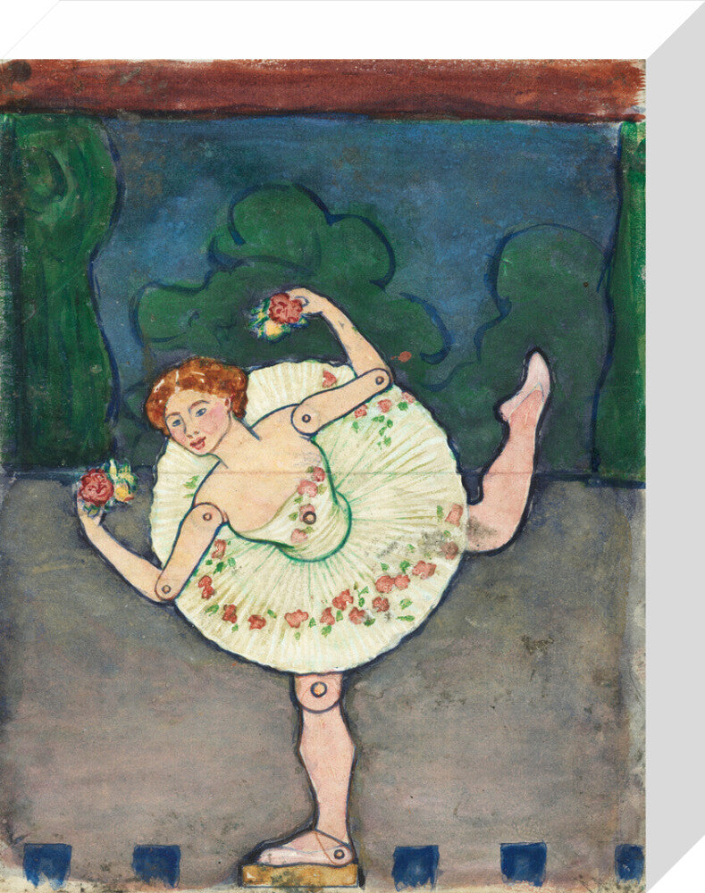 Toy design – Ballerina (stretched canvas, small, unframed)