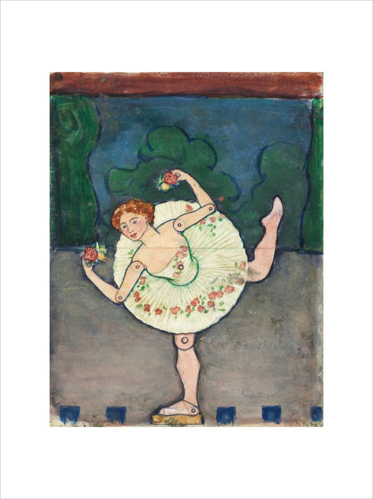 Toy design – Ballerina (art print, extra large, unframed)