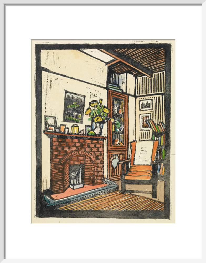 Miss Cashmore''s Office (art print, medium, white)