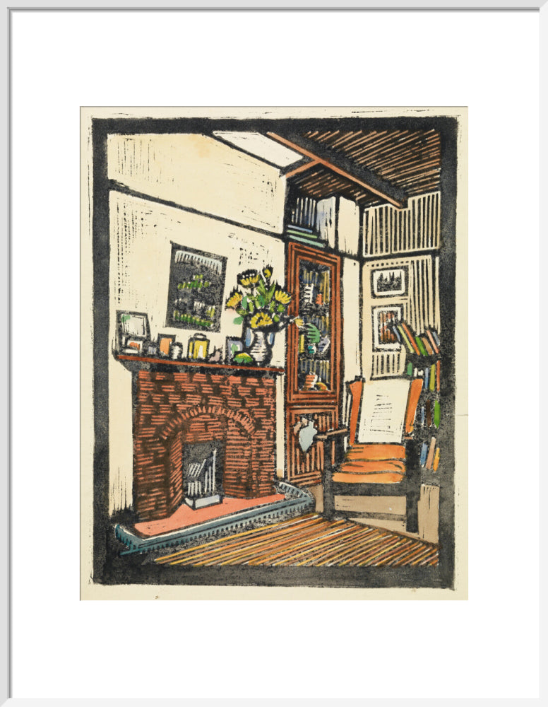 Miss Cashmore''s Office (art print, large, white)