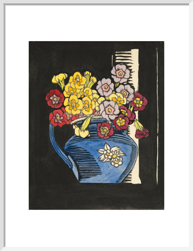 Polyanthus (art print, medium, white)