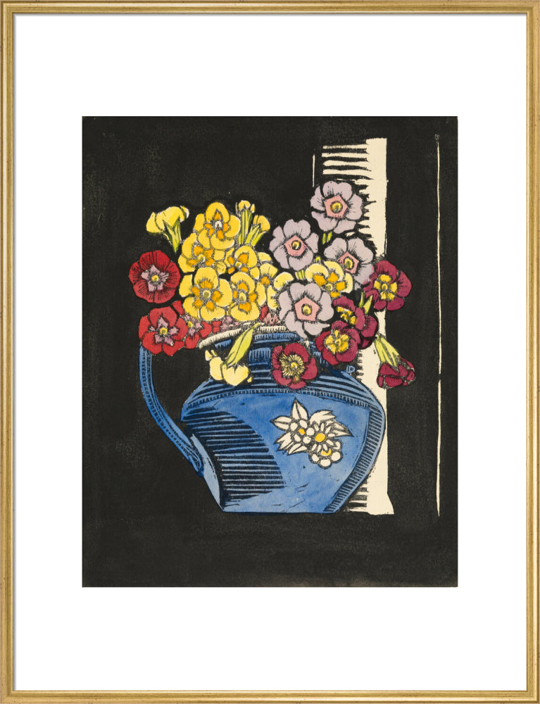 Polyanthus (art print, extra large, gold)