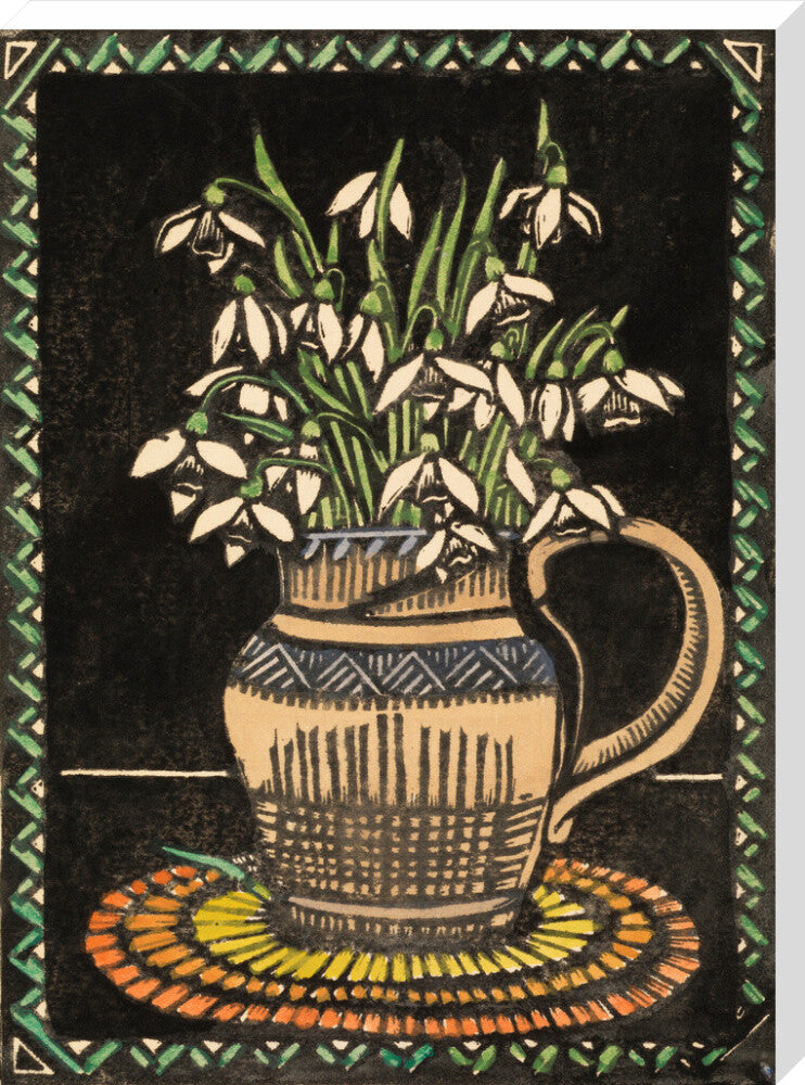 Snowdrops (stretched canvas, extra large, unframed)