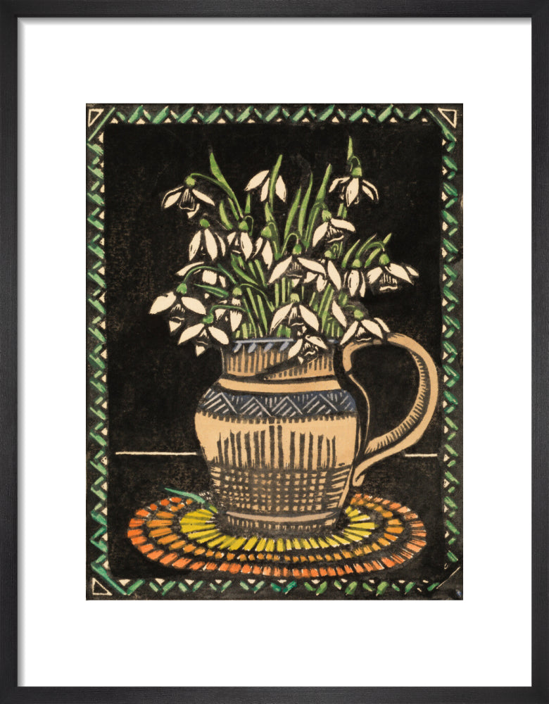 Snowdrops (art print, small, black)