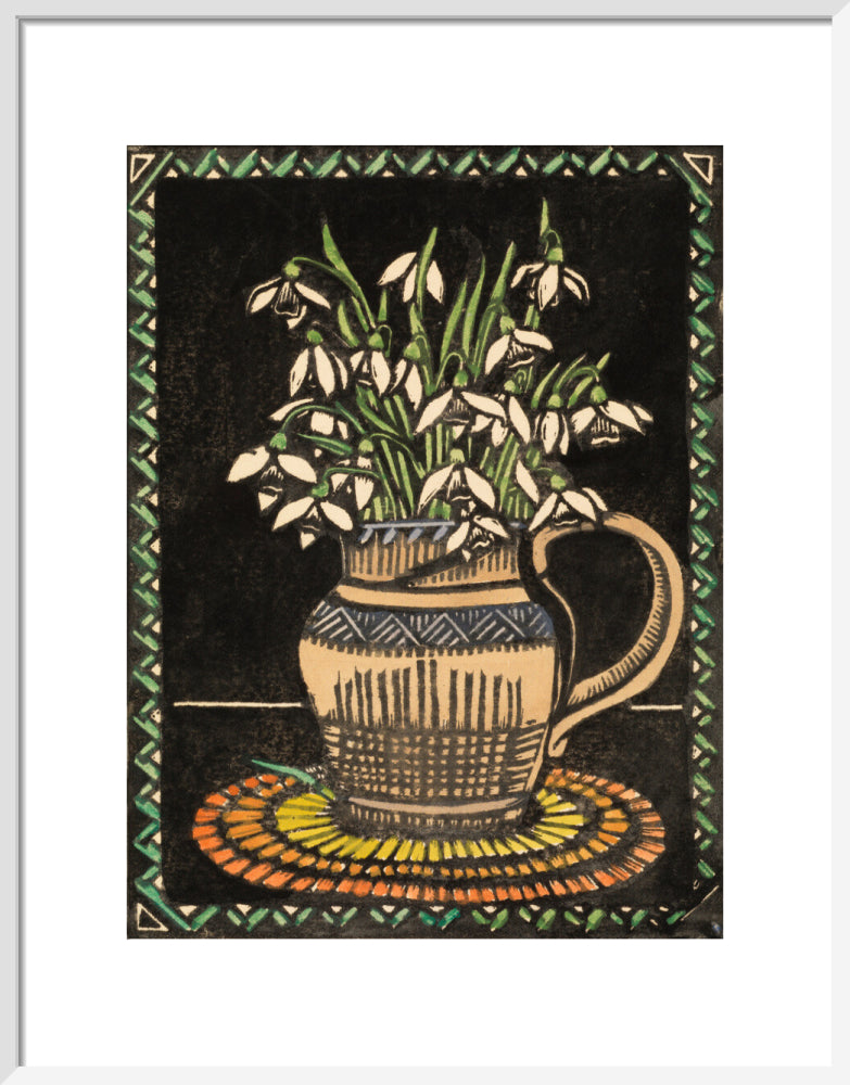 Snowdrops (art print, medium, white)