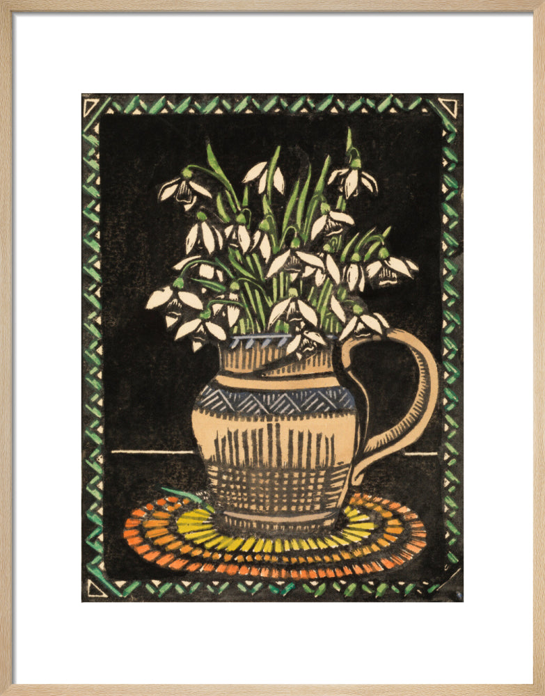 Snowdrops (art print, medium, natural)