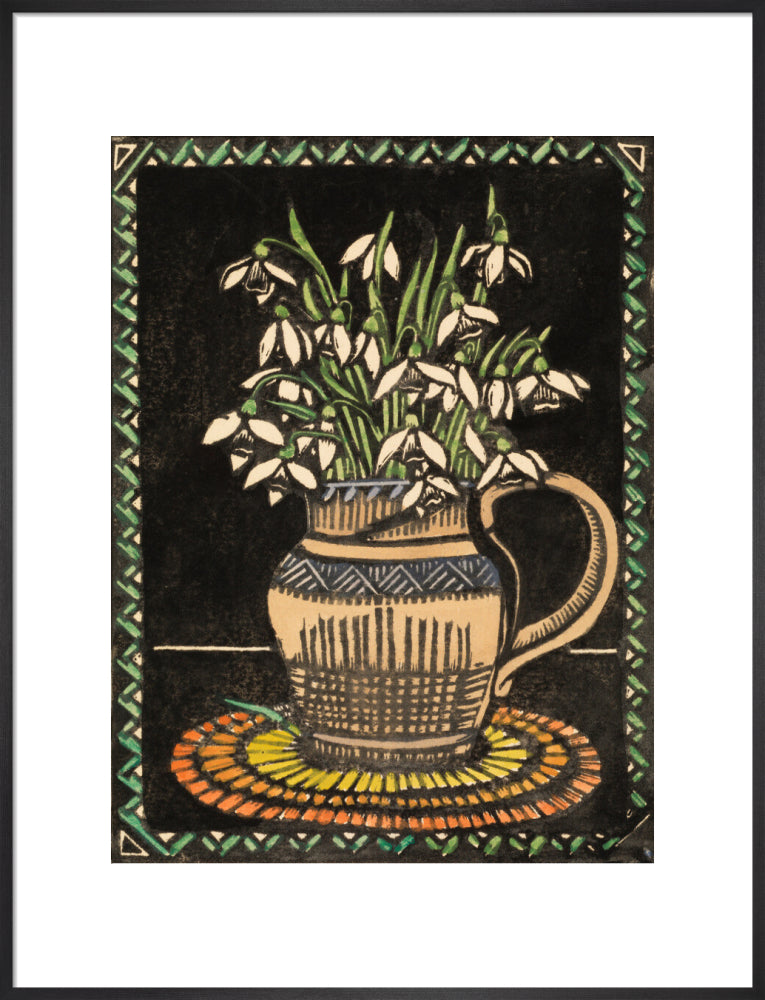Snowdrops (art print, large, black)