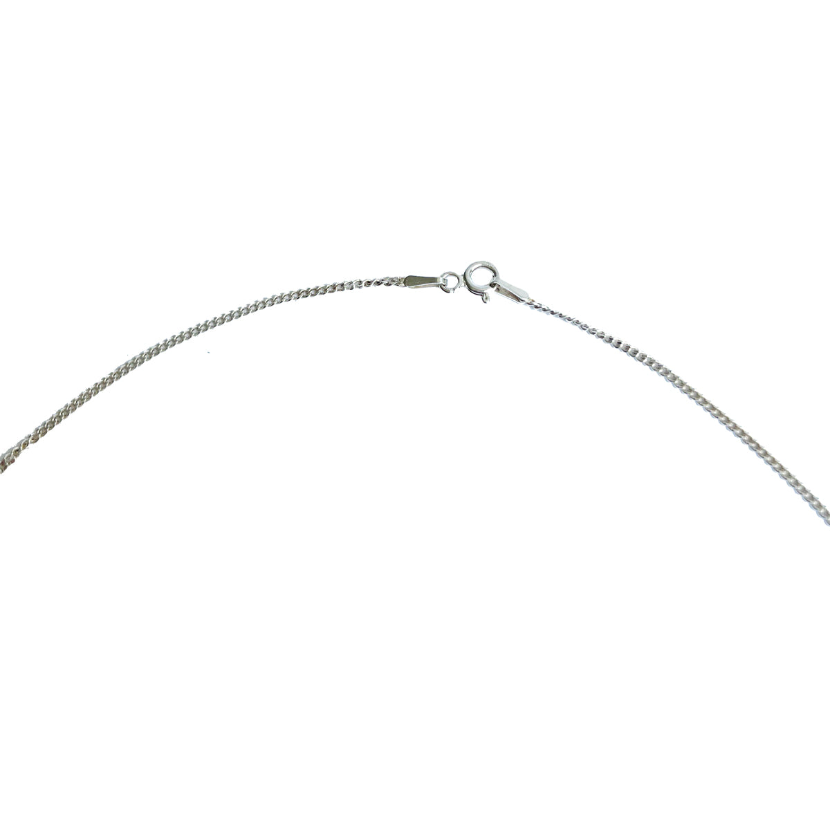Silver chain necklace