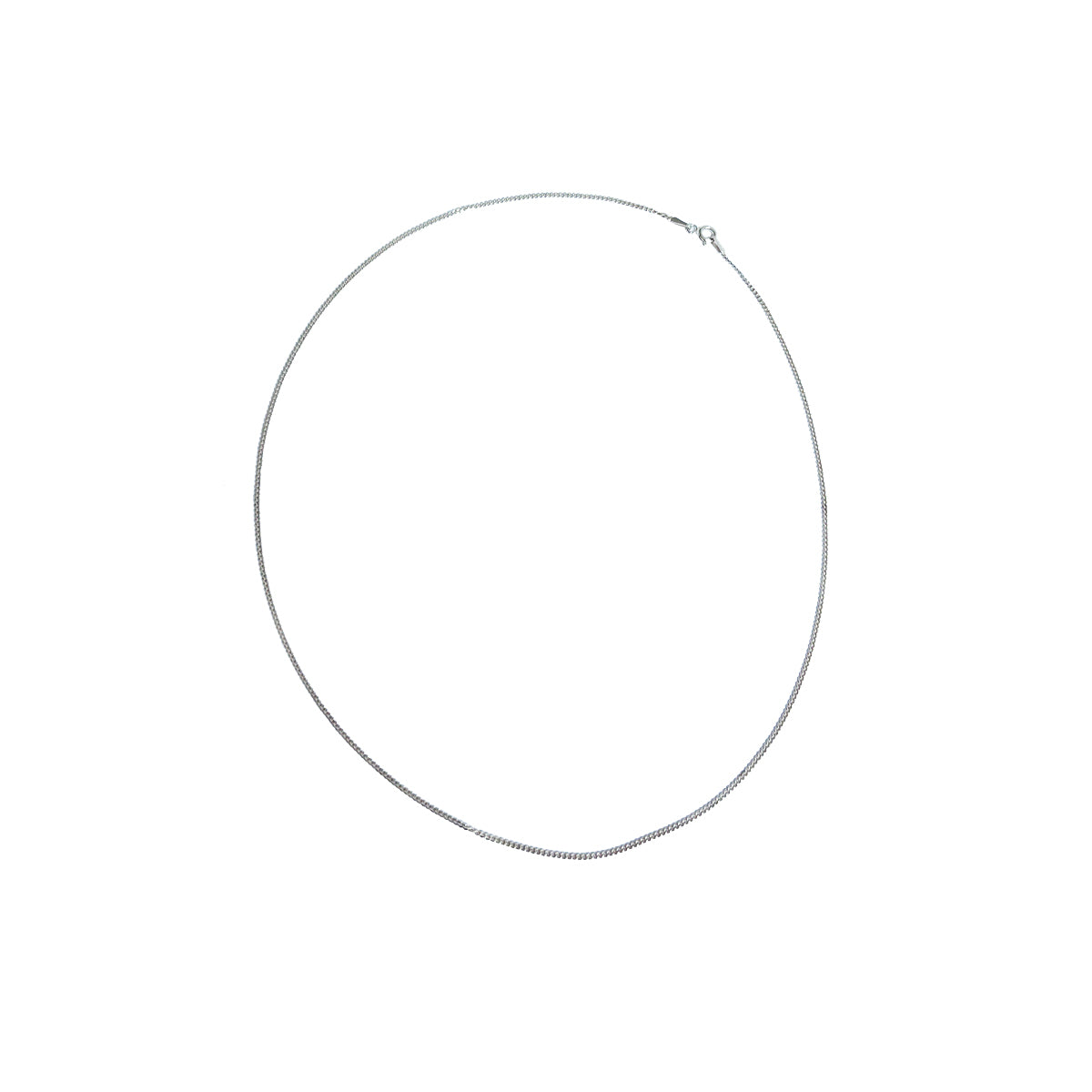 Silver chain necklace