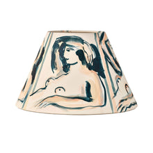 Load image into Gallery viewer, Blue Muse Small Cone Lampshade
