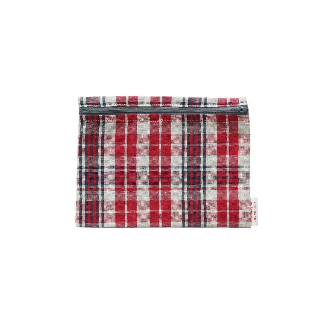 Small Check Pouch