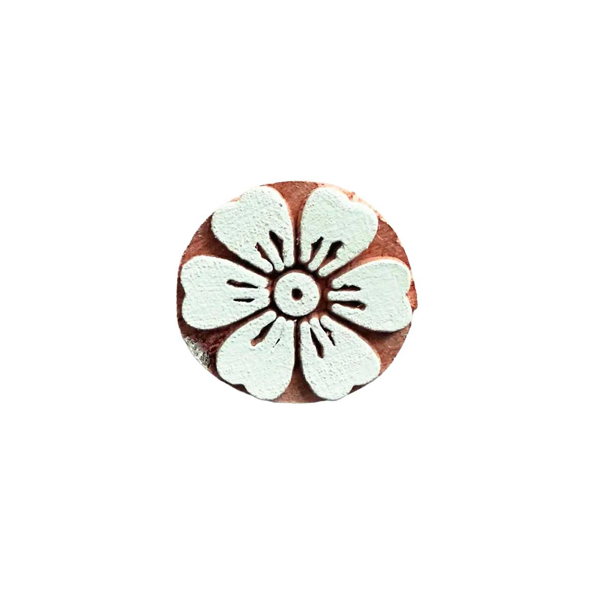 Indian Wood Block Stamp Anemone