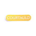 Sticker Courtauld Yellow