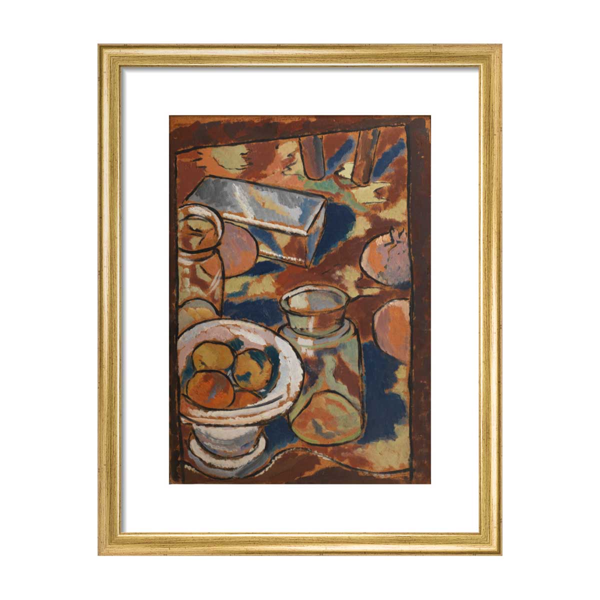 Still Life with Glass Jar and Silver Box