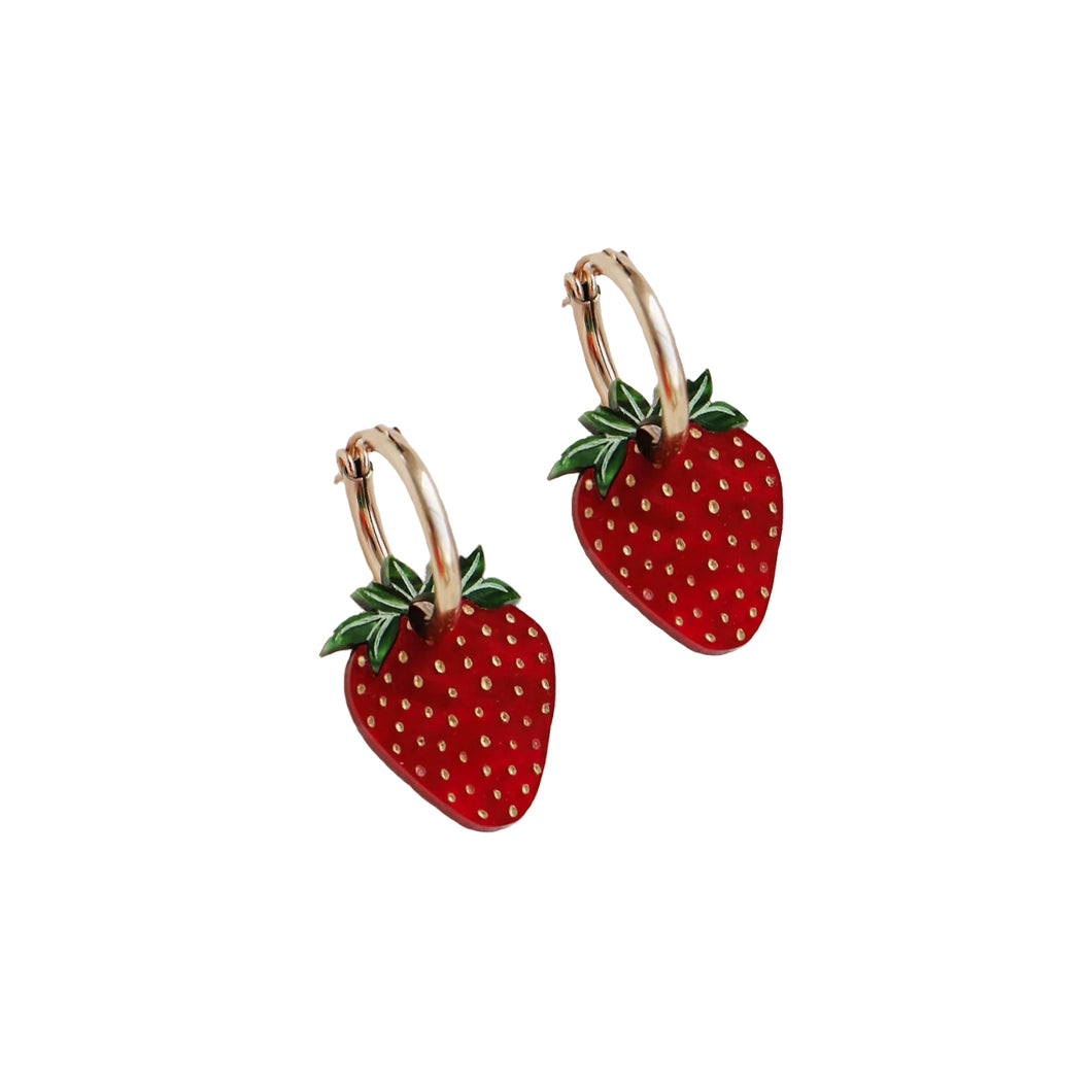 Strawberry Hoops