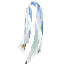Load image into Gallery viewer, Scarf Blue Green Stripe
