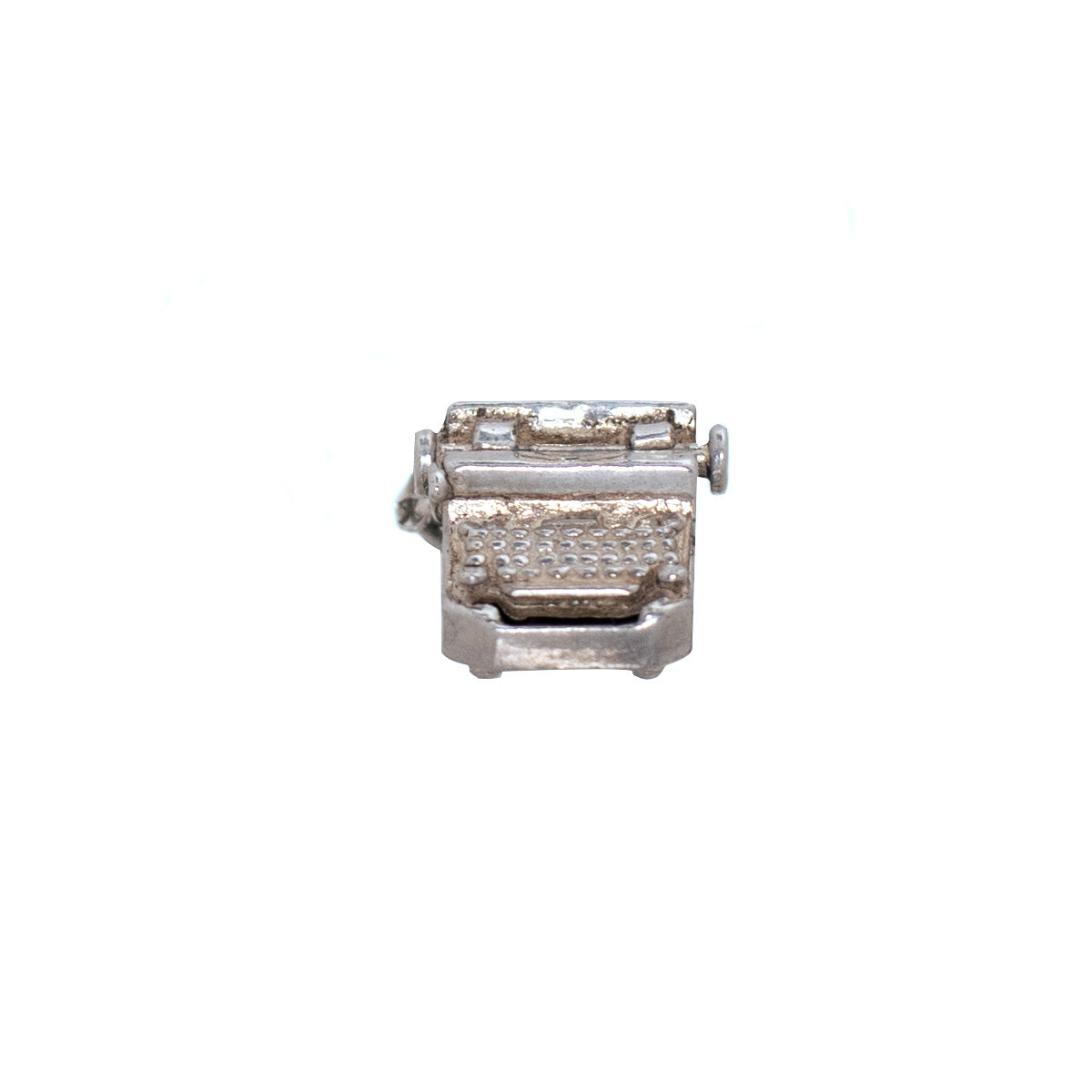 Vintage Silver Typewriter Charm