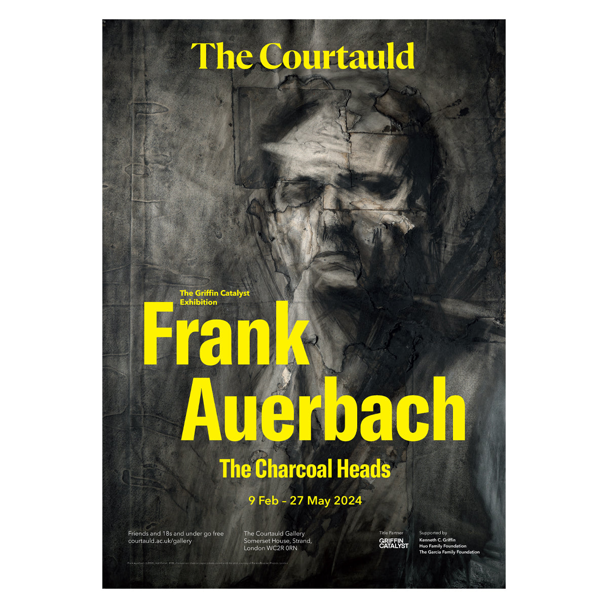 Frank Auerbach Exhibition Poster – The Courtauld Shop