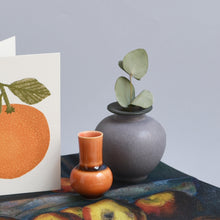 Load image into Gallery viewer, Vase Mini Orange Medium
