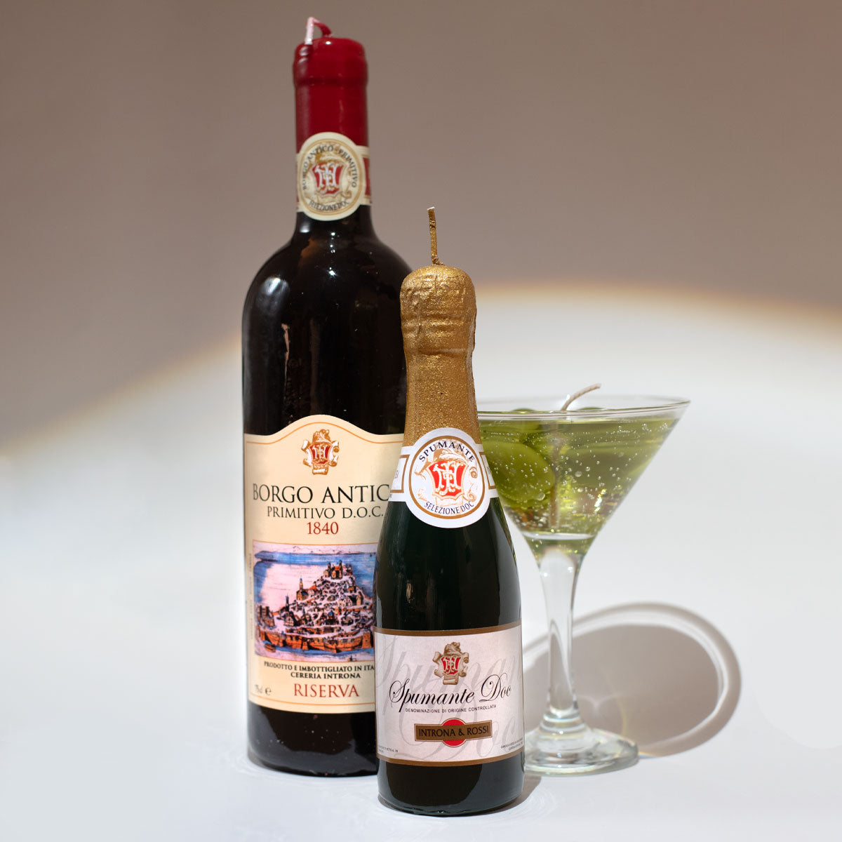 Candle Martini Glass