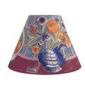 Lampshade Small Winifred Gill Inspired Vase with orange bowl