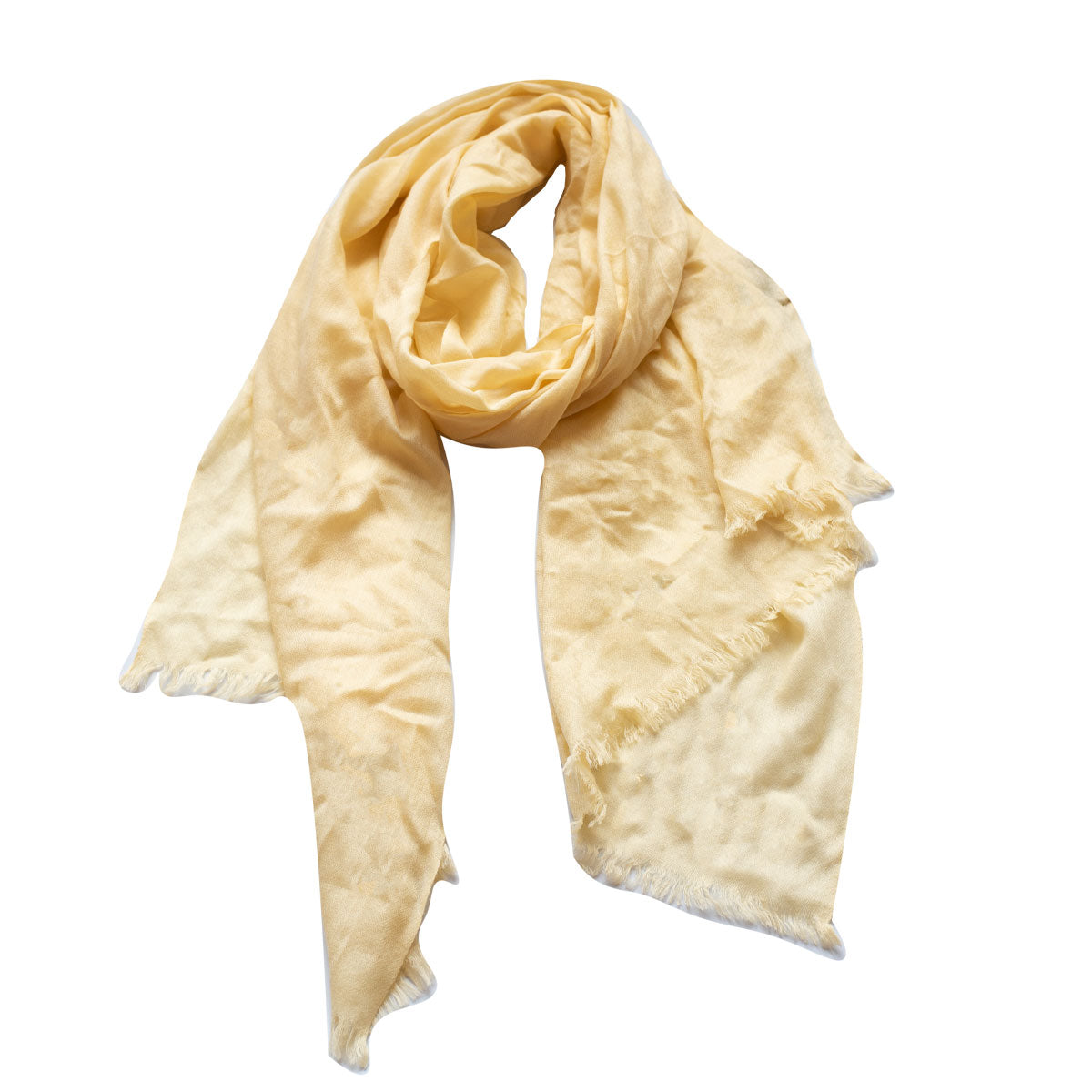 Scarf Light Weight Wool Yellow