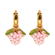 Load image into Gallery viewer, Baby Raspberry Earrings
