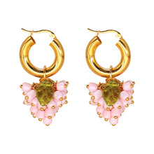 Load image into Gallery viewer, Baby Raspberry Earrings
