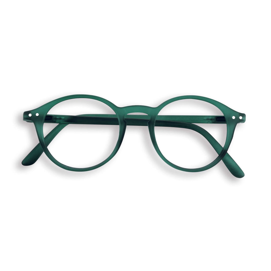 Reading Glasses D Green Crystal