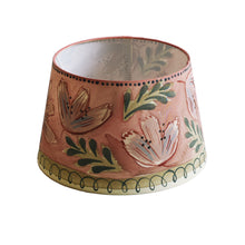Load image into Gallery viewer, Hand Painted Lampshade Medium Cyclamen
